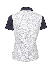 Calvin Klein Golf Harmony Printed Short Sleeve White T-Shirts - Image 6 of 7