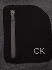 Calvin Klein Golf Grey Planet Half Zip Fleece - Image 8 of 8