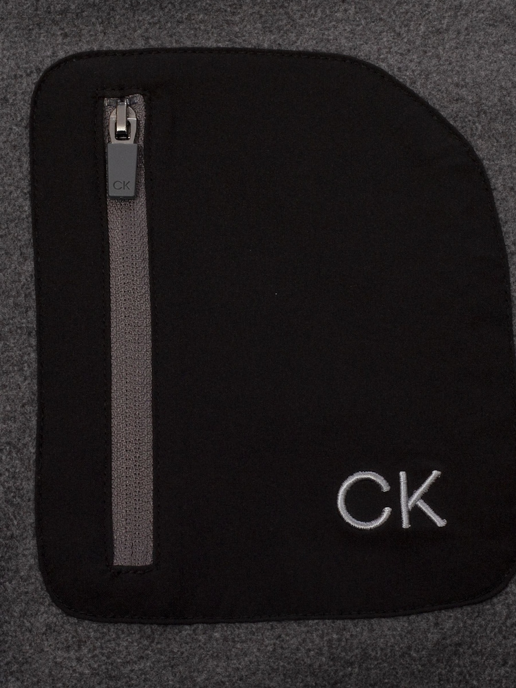 Calvin Klein Golf Grey Planet Half Zip Fleece - Image 8 of 8 Calvin Klein Golf Grey Planet Half Zip Fleece - Image 8 of 8