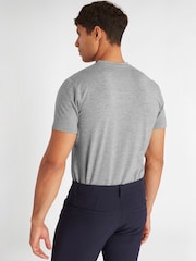 Calvin Klein Golf Silver Newport Half Zip T-Shirt - Image 2 of 8