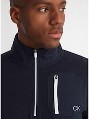 Calvin Klein Golf azul Planet fleece - Imagem 3 de 5