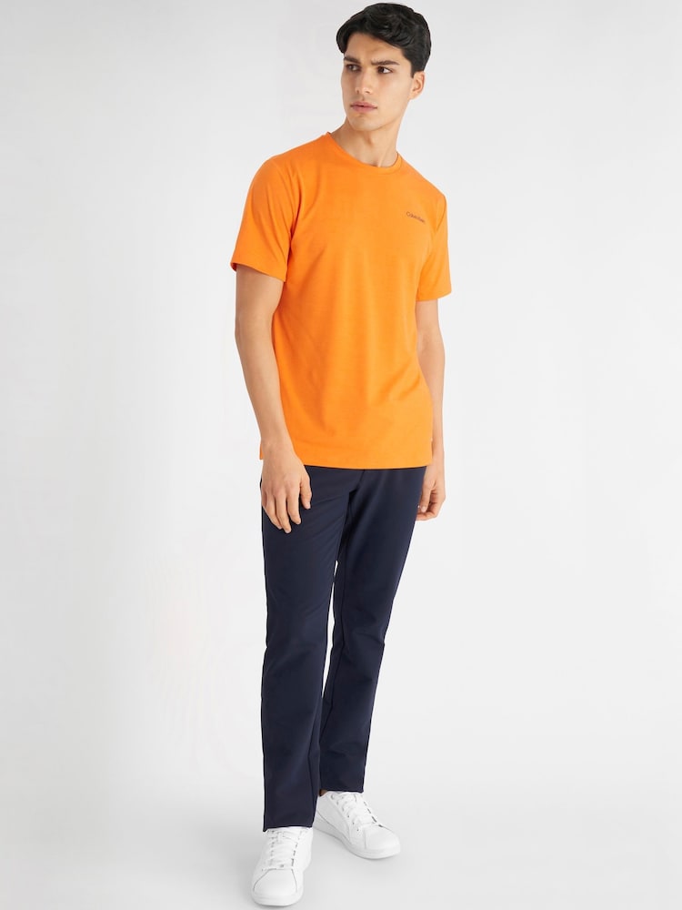 Calvin Klein Golf Orange Newport T-Shirt - Image 2 of 8