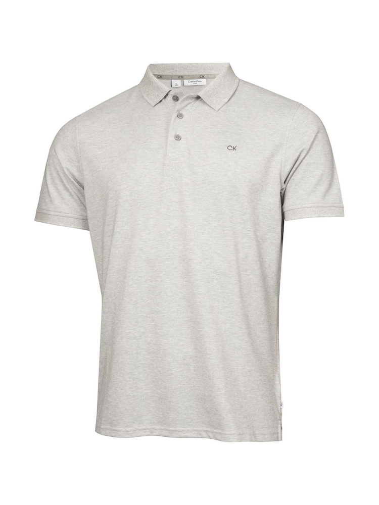 Calvin Klein Silver Golf Planet Polo Shirt - Image 5 of 9