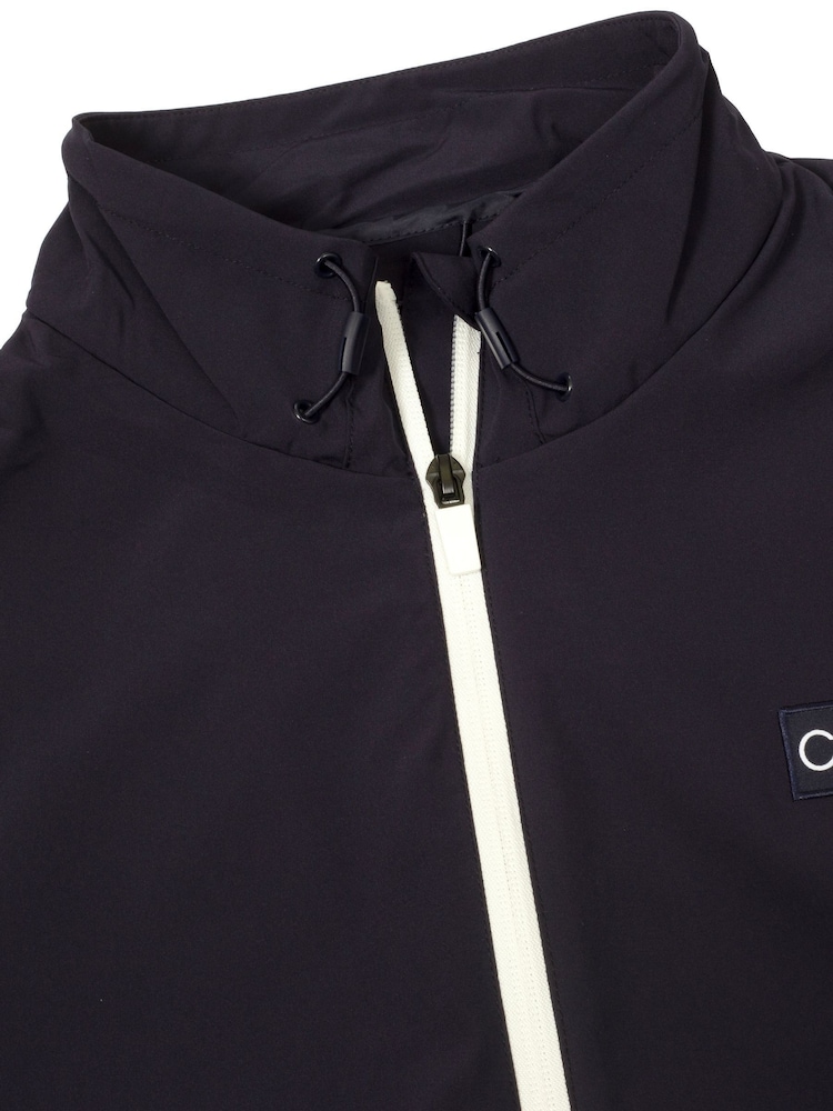 Calvin Klein Golf Motion Blue Full Zip Windbreaker Jacket - Image 8 of 9