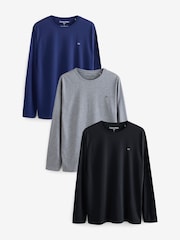 Calvin Klein Golf Assorted Long Sleeve T-Shirts 3 Pack - Image 1 of 7