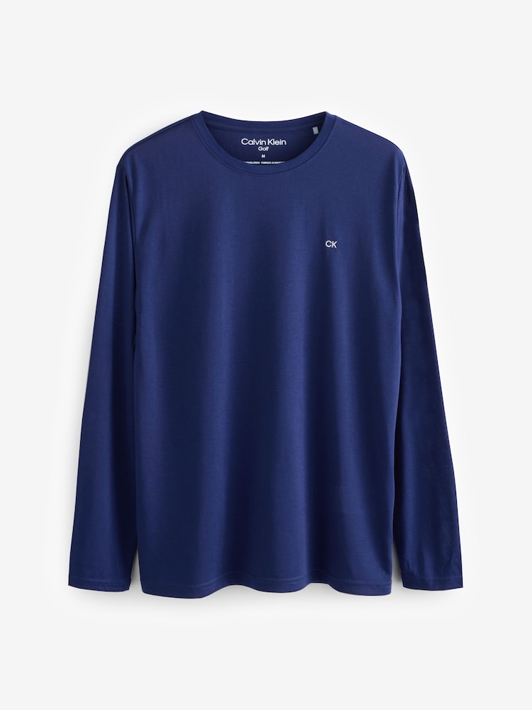 Calvin Klein Golf Assorted Long Sleeve T-Shirts 3 Pack - Image 5 of 7