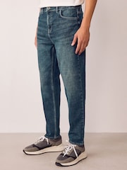 Blue Regular Fit Authentic Stretch Denim Jeans - Image 1 of 12
