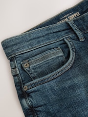 Blue Regular Fit Authentic Stretch Denim Jeans - Image 9 of 12