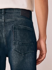 Inktblauw - Standaard toelopende pasvorm - Authentieke stretchy denim jeans - Afbeelding 14 van 20