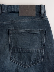 Inktblauw - Standaard toelopende pasvorm - Authentieke stretchy denim jeans - Afbeelding 18 van 20