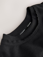 smALLSAINTS Black Ruched Sweat Frill Mock Dress - Image 12 of 12