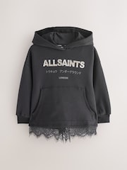 Hanorac cu glugă cu imprimeu Lee Lace Underground smALLSAINTS - Imaginea 8 din 13