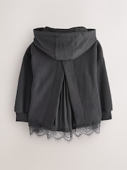 Hanorac cu glugă cu imprimeu Lee Lace Underground smALLSAINTS - Imaginea 9 din 13