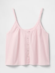 Gap Pink Poplin Pyjama Shorts Set - Image 2 of 3