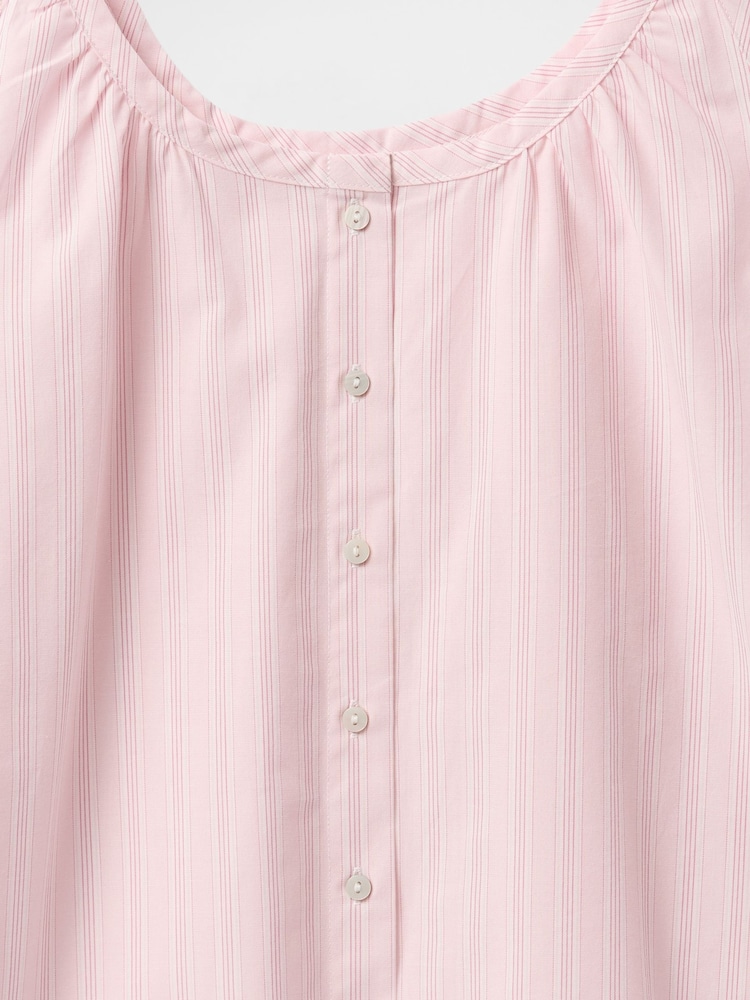 Gap Pink Poplin Pyjama Shorts Set - Image 3 of 3