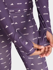 adidas Purple x Moonboot Logo Long Sleeve Top - Image 5 of 6