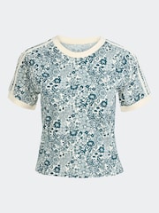 adidas Originals Green Liberty Print T-Shirt - Image 6 of 6