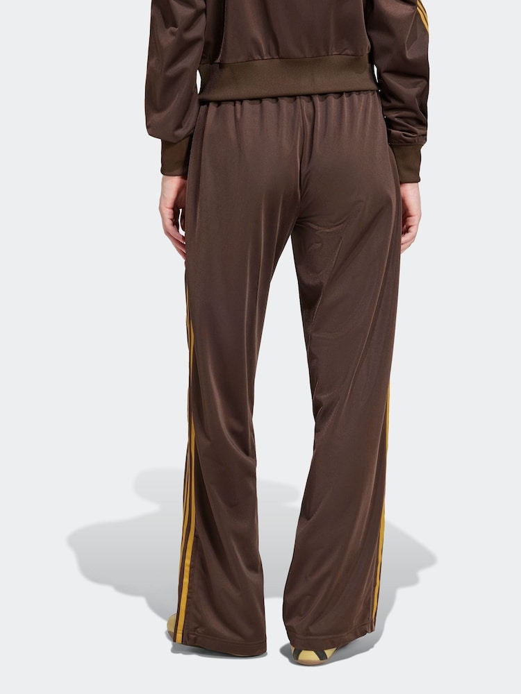 adidas originals Brown/Yellow Firebird Loose Trackpants - Image 2 of 6