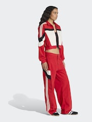 adidas Originals Red Wide Leg Track Joggers - Image 3 of 6