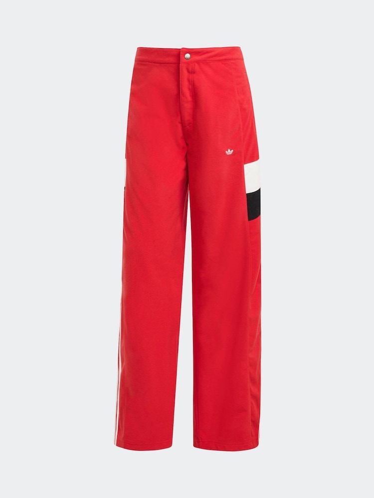 adidas Originals Red Wide Leg Track Joggers - Image 6 of 6 adidas Originals Red Wide Leg Track Joggers - Image 6 of 6