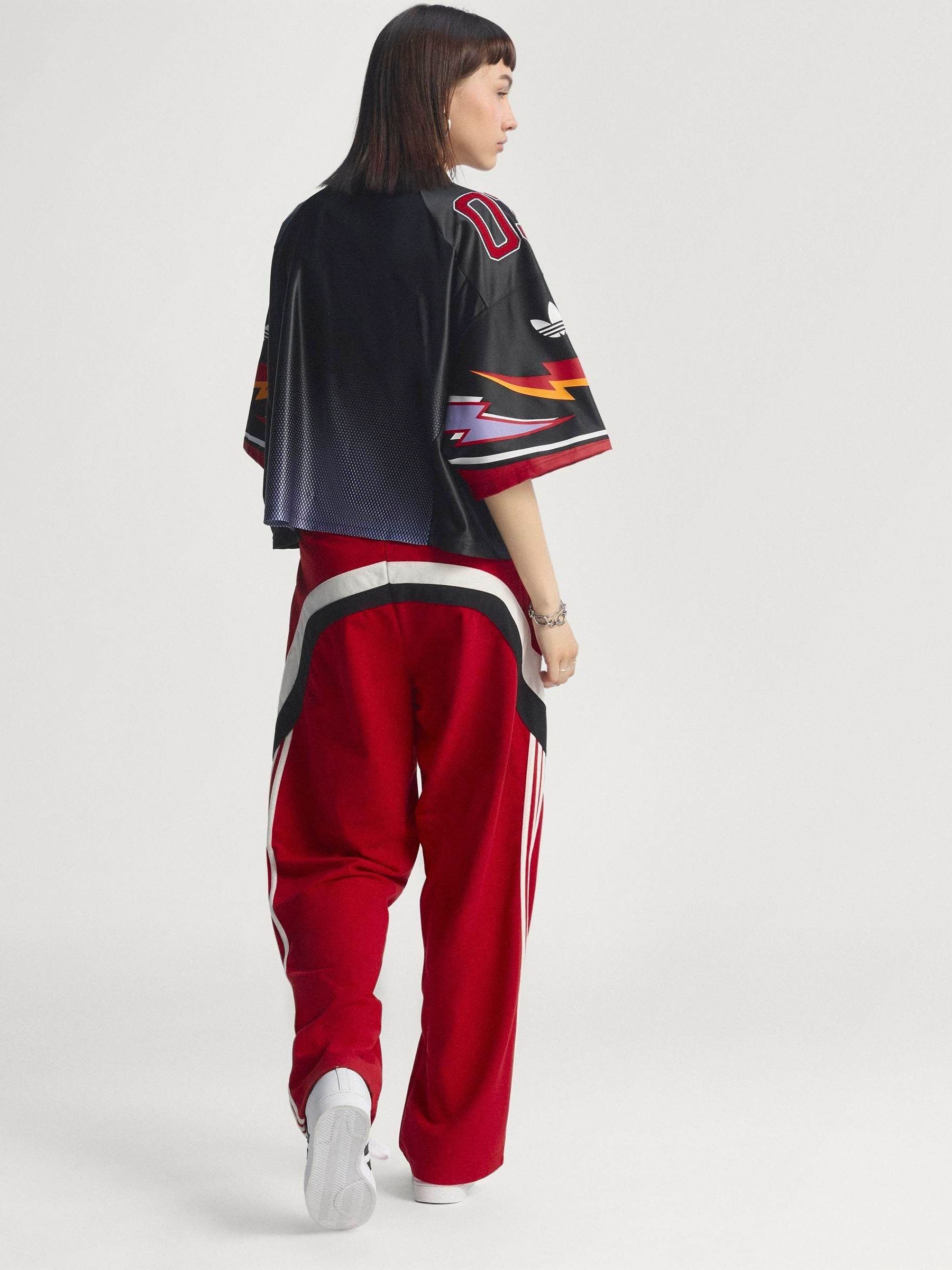 Buy adidas Originals Red Wide Leg Track Joggers from Next USA