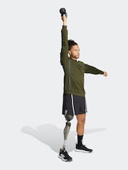 adidas Green Game & Go Team Issue Crewneck Sweatshirt - Image 3 of 5