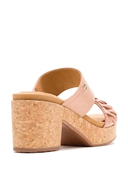 Hush Puppies Poppy Ruched Black Slides - Image 2 of 4