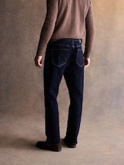 Dark Indigo Rinse Bootcut Vintage Wash Denim Jeans - Image 2 of 5