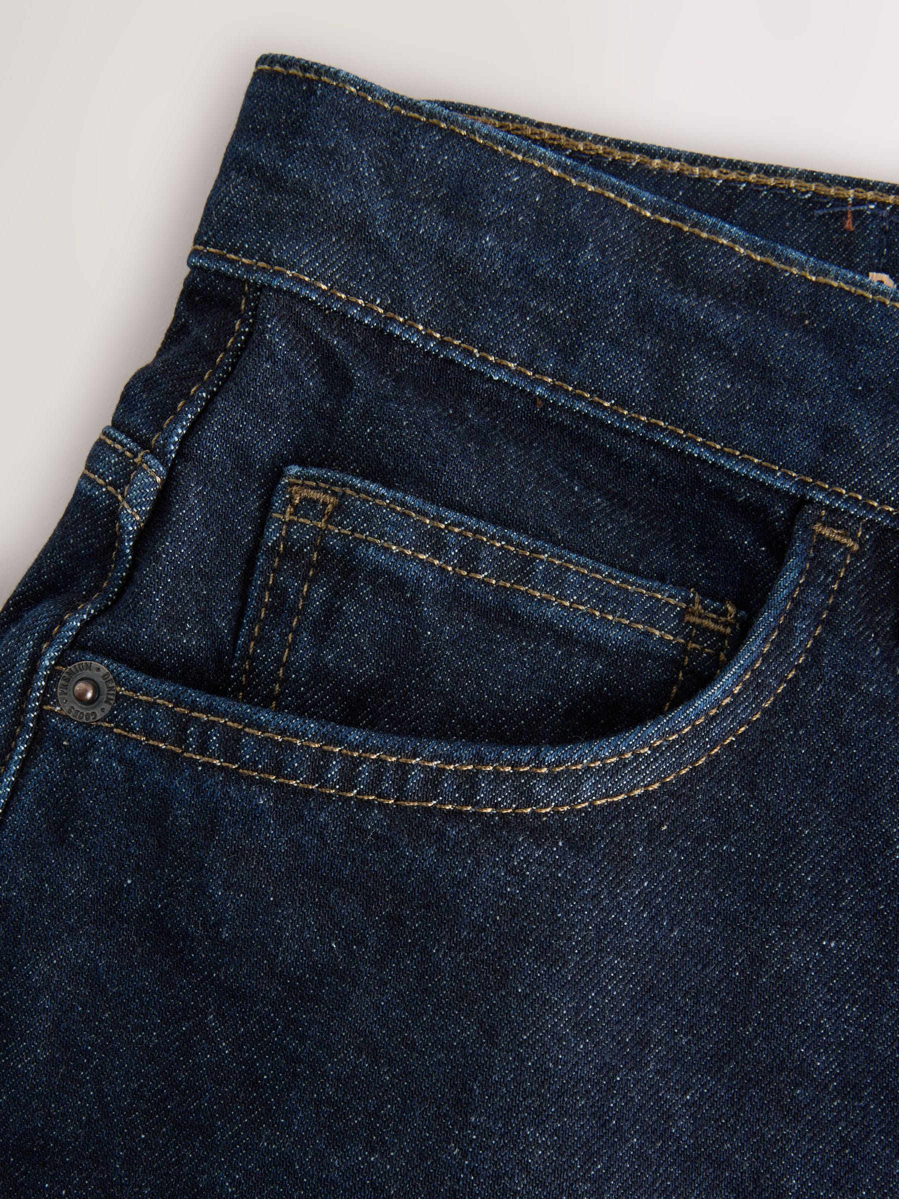 Buy Dark Indigo Rinse Bootcut Vintage Wash Denim Jeans from the