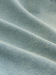 Blue Light Tint Slim Fit Vintage Wash Denim Jeans - Image 11 of 11