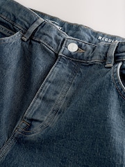 Vintage Blau getönt - reguläre Passform mit schmal zulaufendem Bein - Denim-Jeans mit Vintage-Waschung - Bild 2 von 5