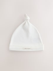 Ecru Fairy Mouse 3 Pack Tie Top Baby Beanies (0mths-2yrs) - Image 3 of 6