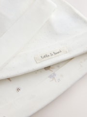 Ecru Fairy Mouse 3 Pack Tie Top Baby Beanies (0mths-2yrs) - Image 5 of 6