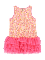 Angels Face Pink Charleston Sequin Tulle Dress - Image 3 of 3