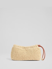 LK Bennett Isita Paper Paper Braided Clutch Bag - Bild 1 von 4
