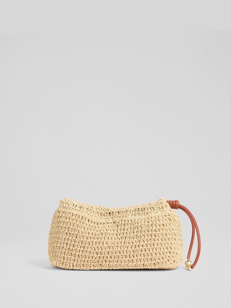 LK Bennett Isita Paper Paper Braided Clutch Bag - Bild 1 von 4