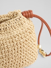 LK Bennett Isita Paper Paper Braided Clutch Bag - Bild 3 von 4