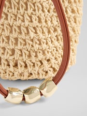 LK Bennett Isita Paper Paper Braided Clutch Bag - Bild 4 von 4