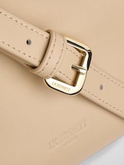 LK Bennett Natural Frankie Fabric And Leather Core Cross-Body Bag - Image 5 of 5