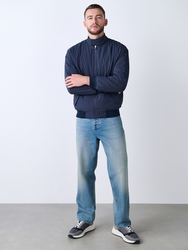 Blue Light Classic Straight Fit Vintage Wash Denim Jeans - Image 2 of 11