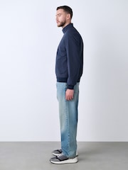 Blue Light Classic Straight Fit Vintage Wash Denim Jeans - Image 4 of 11