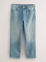 Blue Light Classic Straight Fit Vintage Wash Denim Jeans - Image 7 of 11