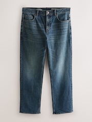 Μπλε βαθύ - Ίσια εφαρμογή - Vintage Wash Τζιν Τζιν - Εικόνα 6 από 8