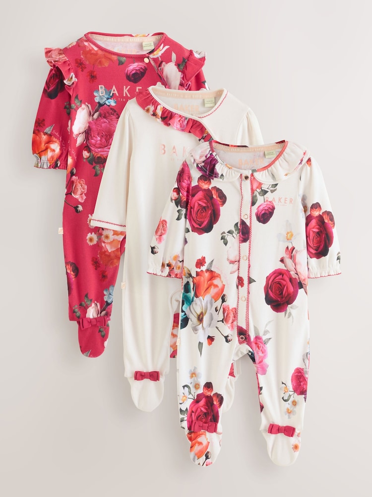 Baker by Ted Baker Sleepsuits 3 Pack - Image 1 of 16