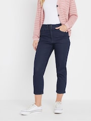 M&Co Blue Cropped Jeans - Image 1 of 5