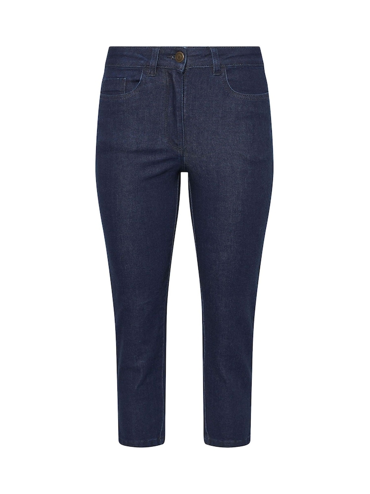 M&Co Blue Cropped Jeans - Image 5 of 5