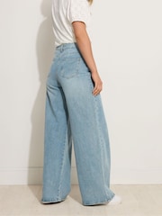 Long Tall Sally Blue Palazzo Jeans - Image 3 of 5