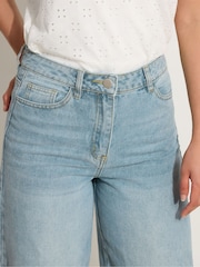 Long Tall Sally Blue Palazzo Jeans - Image 4 of 5