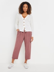 M&Co Red Acid Wash Cullotte Trousers - Image 2 of 5