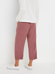 M&Co Red Acid Wash Cullotte Trousers - Image 3 of 5